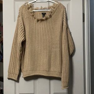 Off the shoulder sweater